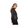 Charlie B Women's Vintage Faux Leather Jacket, Black, alternate view 2