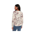 Charlie B Women's Printed Cotton Crew Neck Sweater