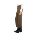 Charlie B Women's Cropped Barrel Leg Twill Pants