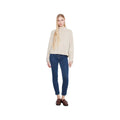 Charlie B Women's Contrast Stitch Mock Neck Sweater, Heather Oatmeal, alternate view 3