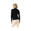 Coco+Carmen Women's Avalee Funnel Neck Cable Knit Sweater, Black, alternate view 1