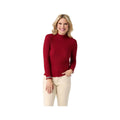Coco+Carmen Women's Avalee Funnel Neck Cable Knit Sweater, Red