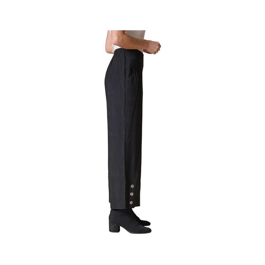 Habitat Women's Rayon Jacquard Button Hem Pants