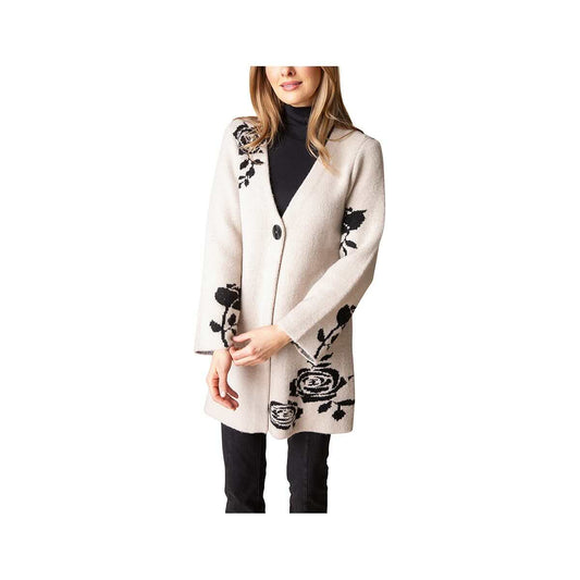 Habitat Women's Floral Foliage Winter Bloom Cardigan