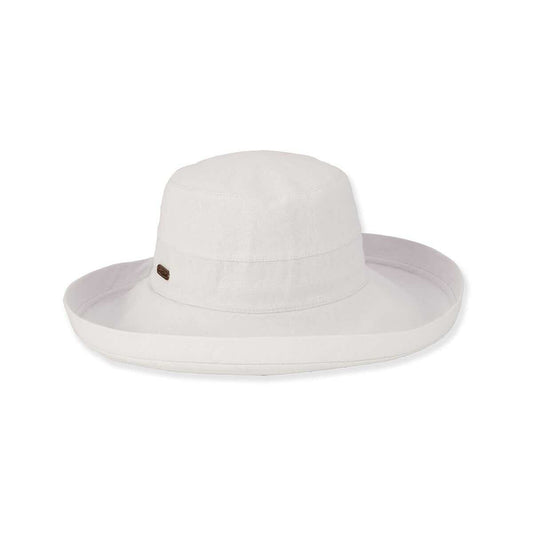 Sun N Sand Women's Linen Up-Brim Hat