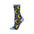 Socksmith Women's Lunar Cat Crew Socks