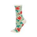 Socksmith Women's Hibiscus Bloom Crew Socks