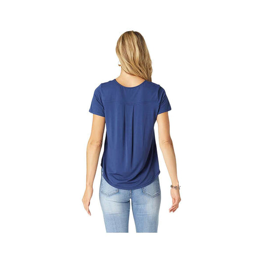 Coco+Carmen Women's Erin Pleat Back Short Sleeve T-Shirt