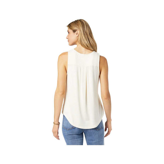 Coco+Carmen Women's Erin Pleat Back Sleeveless Tank Top