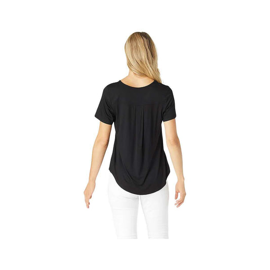 Coco+Carmen Women's Erin Pleat Back Short Sleeve T-Shirt