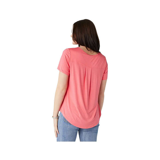 Coco+Carmen Women's Erin Pleat Back Short Sleeve T-Shirt