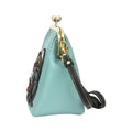 Chala Handbag Black Cat Kisslock Cell Phone Crossbody Purse