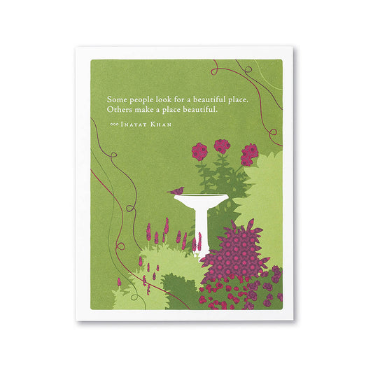 Make A Place Beautiful Thank You Card