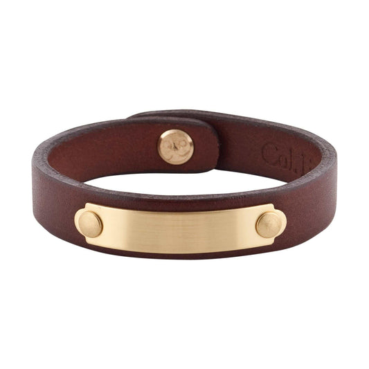 Camp Bracelet Brown Brass