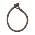 Braided Leather Bracelet Brown