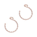 Stuart Nye Jewelry Backward Loop Twist Gold Fill Earrings - Small