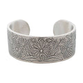 Salisbury Silver and Pewter Flower of the Month Bracelet Apr
