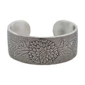 Salisbury Silver and Pewter Flower of the Month Bracelet Nov