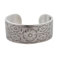 Salisbury Silver and Pewter Flower of the Month Bracelet Oct