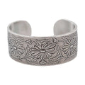 Salisbury Silver and Pewter Flower of the Month Bracelet Sept