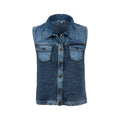 Women's Sweater Jean Vest Indigo