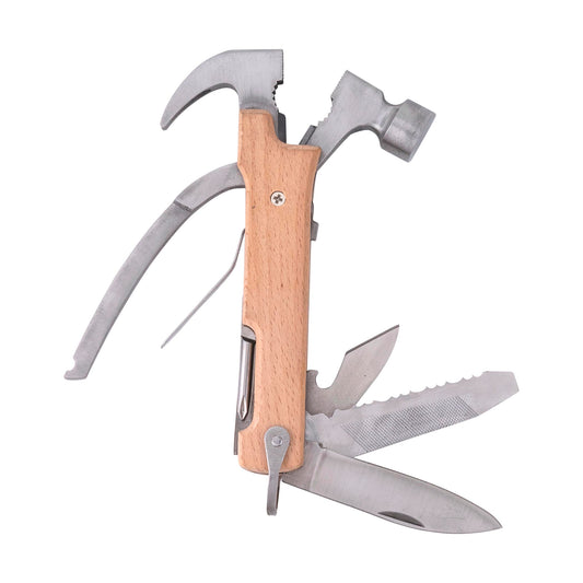 Kikkerland Wood Hammer Multi-Tool
