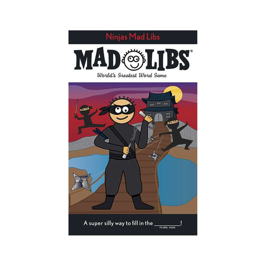 Ninjas Mad Libs Activity Book