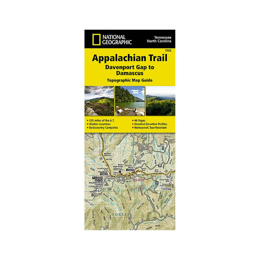 Appalachian Trail: Davenport Gap to Damascus Map