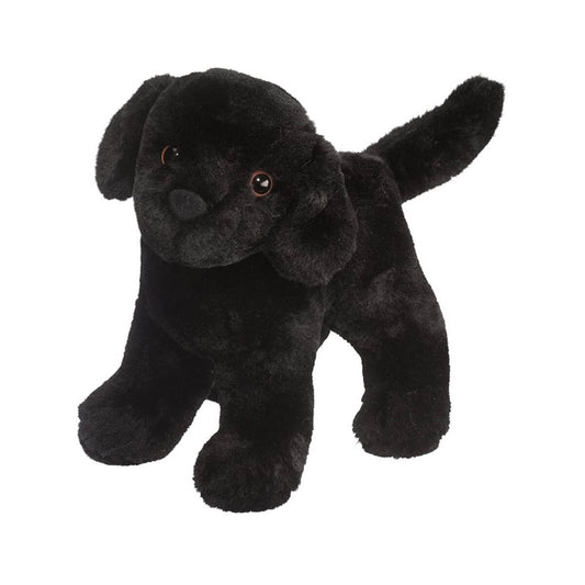 Douglas Cuddle Toys Abraham Black Lab Plush Toy