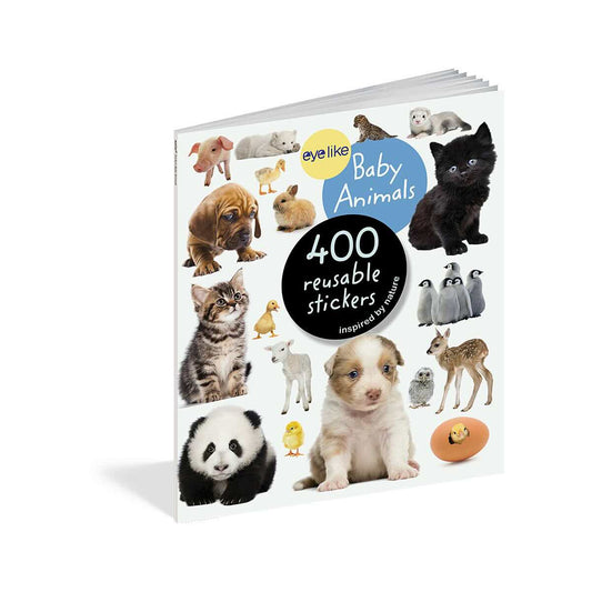 Hachette EyeLike Stickers Baby Animals 400 Reusable Stickers Book