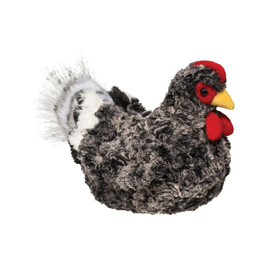 Douglas Cuddle Toys Pepper Black Multi Hen Plush Toy