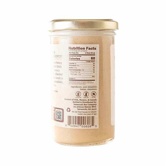 Savannah Bee Cinnamon Whipped Honey
