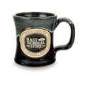 Mast General Store Pottery Diner Mug, Black Hunter White