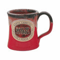 Mast General Store Pottery Diner Mug So Red Black White