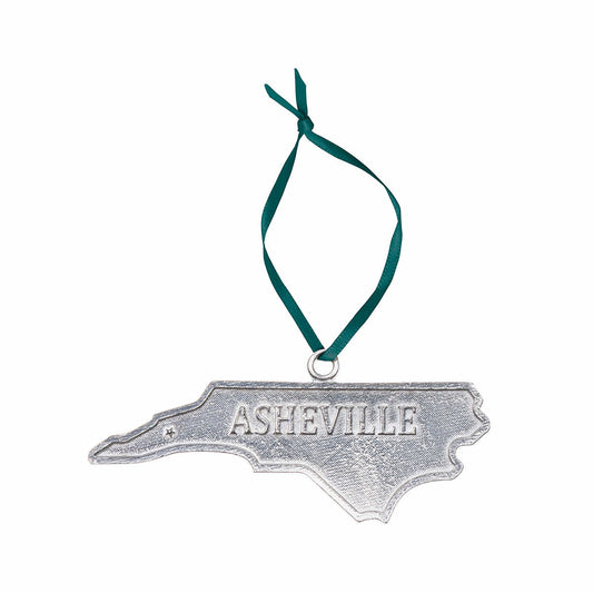 Asheville NC Pewter Ornament