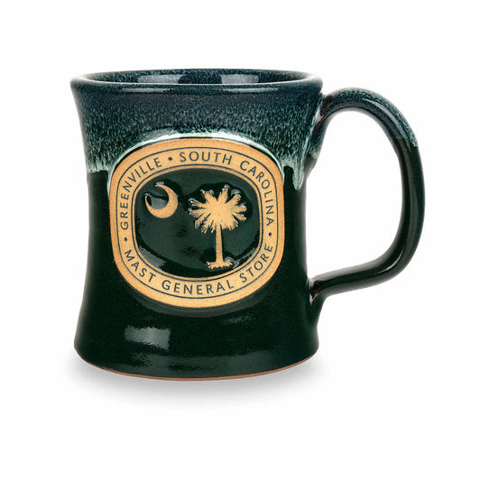 Mast General Store Greenville Diner Mug Hunter Blue White