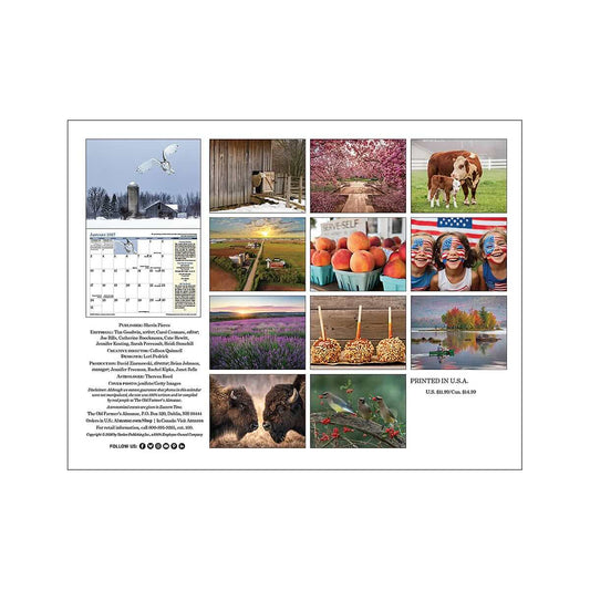 The Old Farmers Almanac 2027 Country Calendar