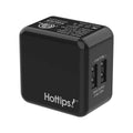 HotTips Accelerate 3.4A Dual USB Wall Charger Black