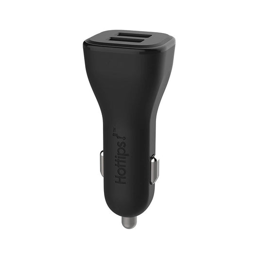 Hottips Forcepower 4.8A Dual USB Car Charger Black