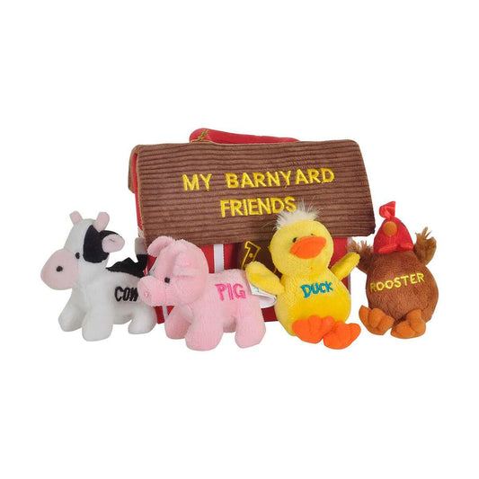 ebba Barnyard Friends Plush Toy Playset Carrier