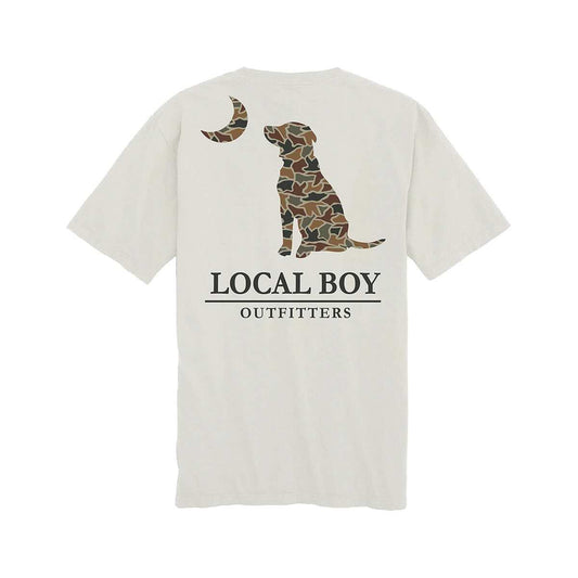 Local Boy Outfitters Toddler Duck Camo Dog & Moon Short Sleeve T-Shirt