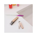 Kikkerland Wood Nail Clipper Set