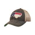 NC State Outline Trucker Hat Black Trucker