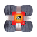 Heat Holders HeatWeaver Fleece Oversized Blanket Antique Silver