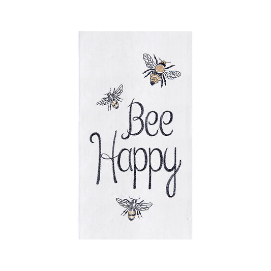 Bee Happy Flour Sack Towel