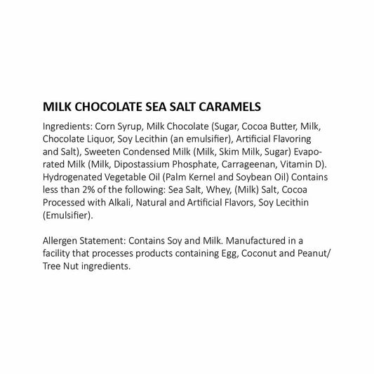 Milk Chocolate Sea Salt Caramel Candy - 1 lb.