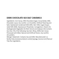 Zachary Confections Dark Chocolate Sea Salt Caramels - 1 lb.