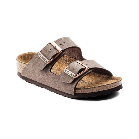 Birkenstock Kids' Arizona Birkibuc Sandals  Mocha