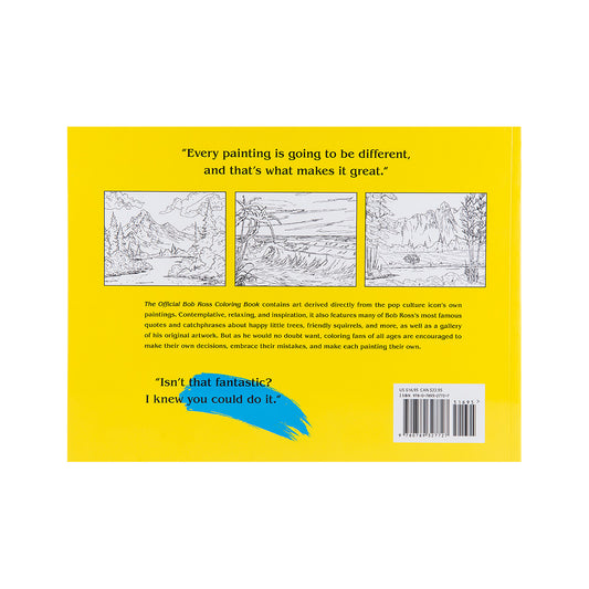 The Official Bob Ross Coloring Book