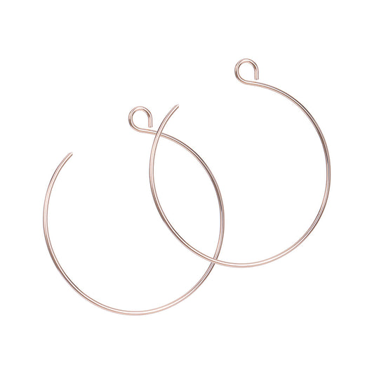 Stuart Nye Jewelry Backward Loop Extra Large Gold Filled Earrings